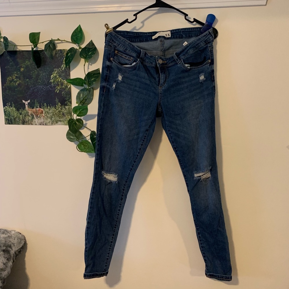 Garage Midrise Skinny Jeans
